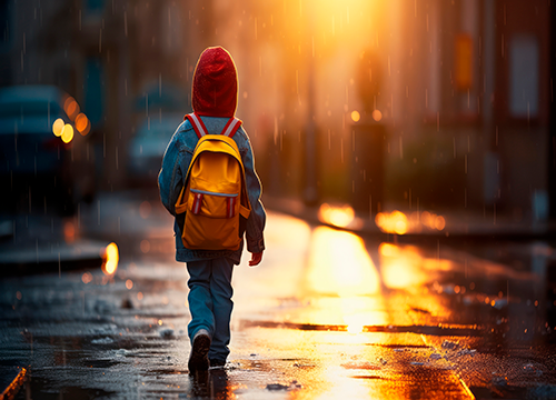El camino a la escuela es una experiencia de aprendizaje Palencia se propone hacer más seguras las rutas escolares para que los niños puedan ir al cole solos 